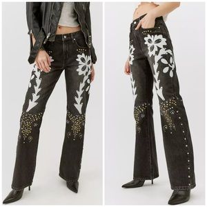 BDG 90s Mid-Rise Embellished Bootcut Jean